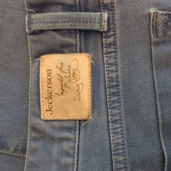 Jeckerson authentic slim fit unique patched denim pants Y2K size 36 - Picture 6 of 13